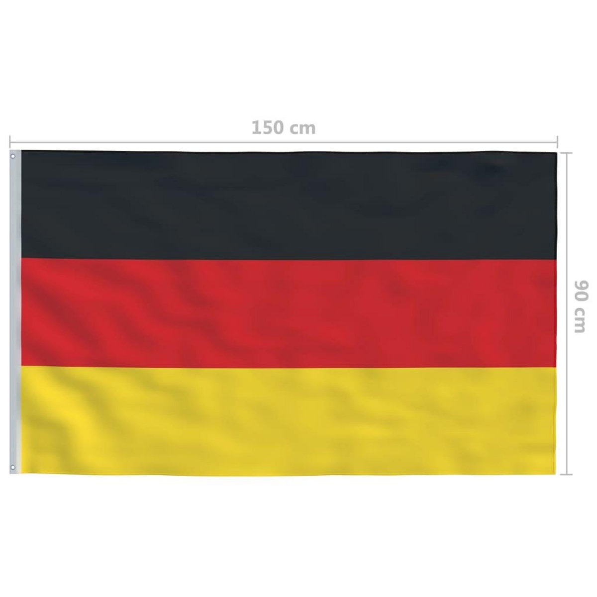VIDAXL Drapeau Allemagne 90x150 cm