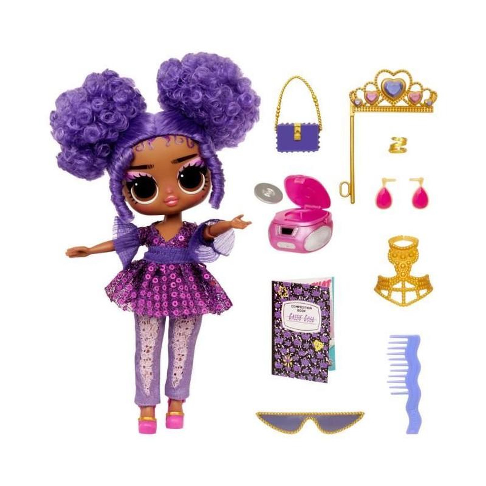Voir la diapositive 3 : L.O.L. SURPRISE! L.O.L. Surprise Tweens - Poupée mannequin articulée 24 cm - Cassie Cool - 2 tenues et plusieurs accessoires - A partir de 4 an