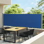 Voir la diapositive 1 : VIDAXL Auvent lateral retractable de patio 140x600 cm bleu