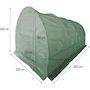 Voir la diapositive 4 : Habitat et Jardin Bâche pour serre tunnel de jardin  Lys  - 18 m² - 130g - Vert
