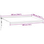 Voir la diapositive 6 : VIDAXL Auvent retractable automatique bordeaux 500x300 cm