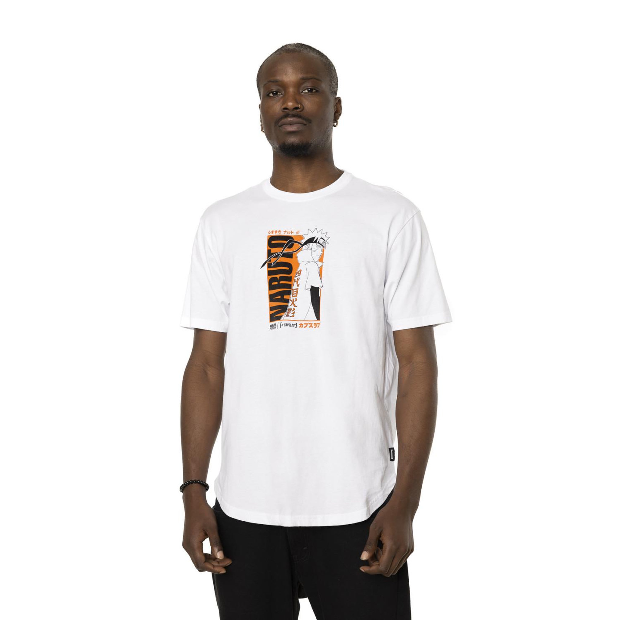 Voir la diapositive 1 : CAPSLAB T-shirt en coton homme confort avec print  Naruto Shippuden Naruto