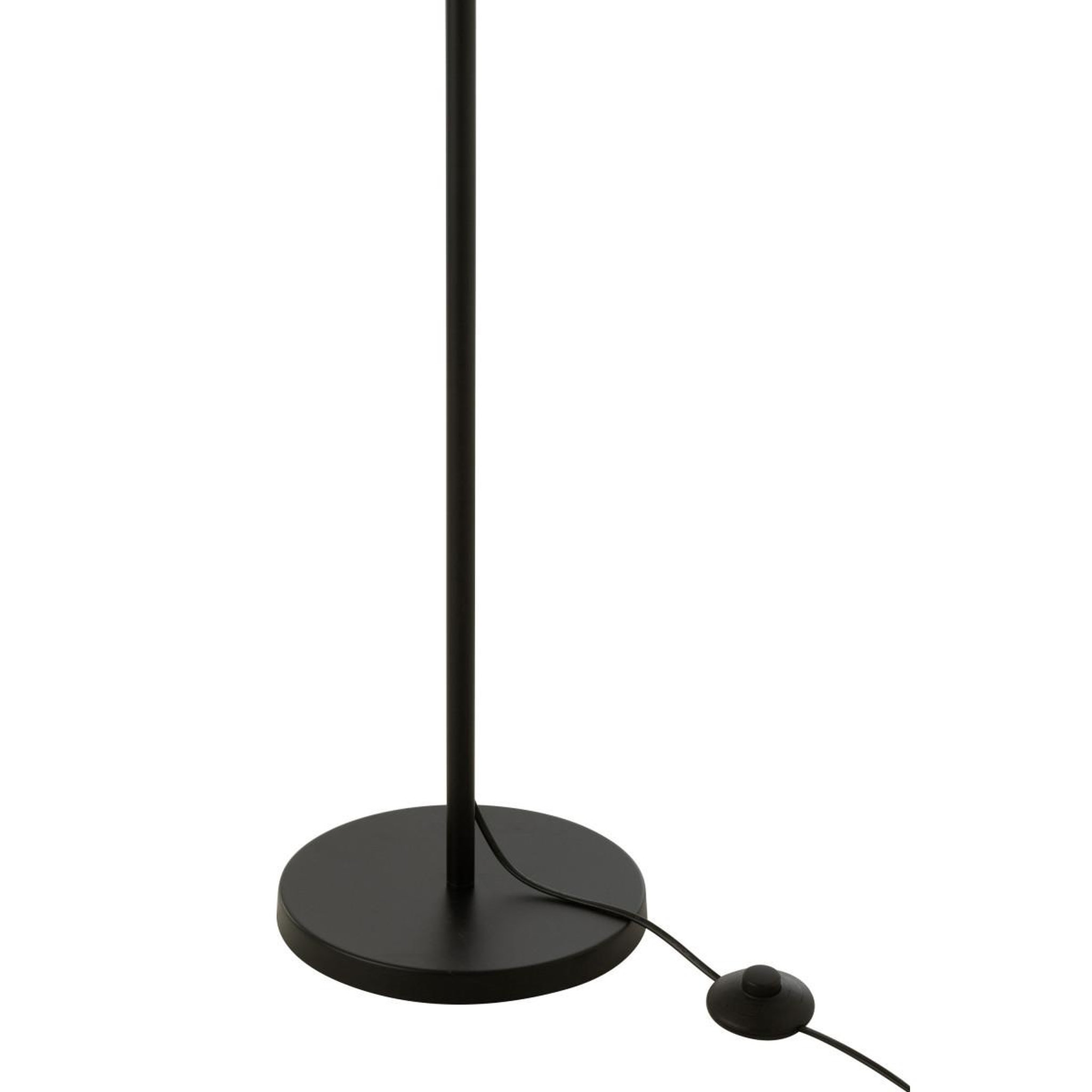 Voir la diapositive 5 : J-LINE Lampadaire en rotin  preston  154cm naturel & noir
