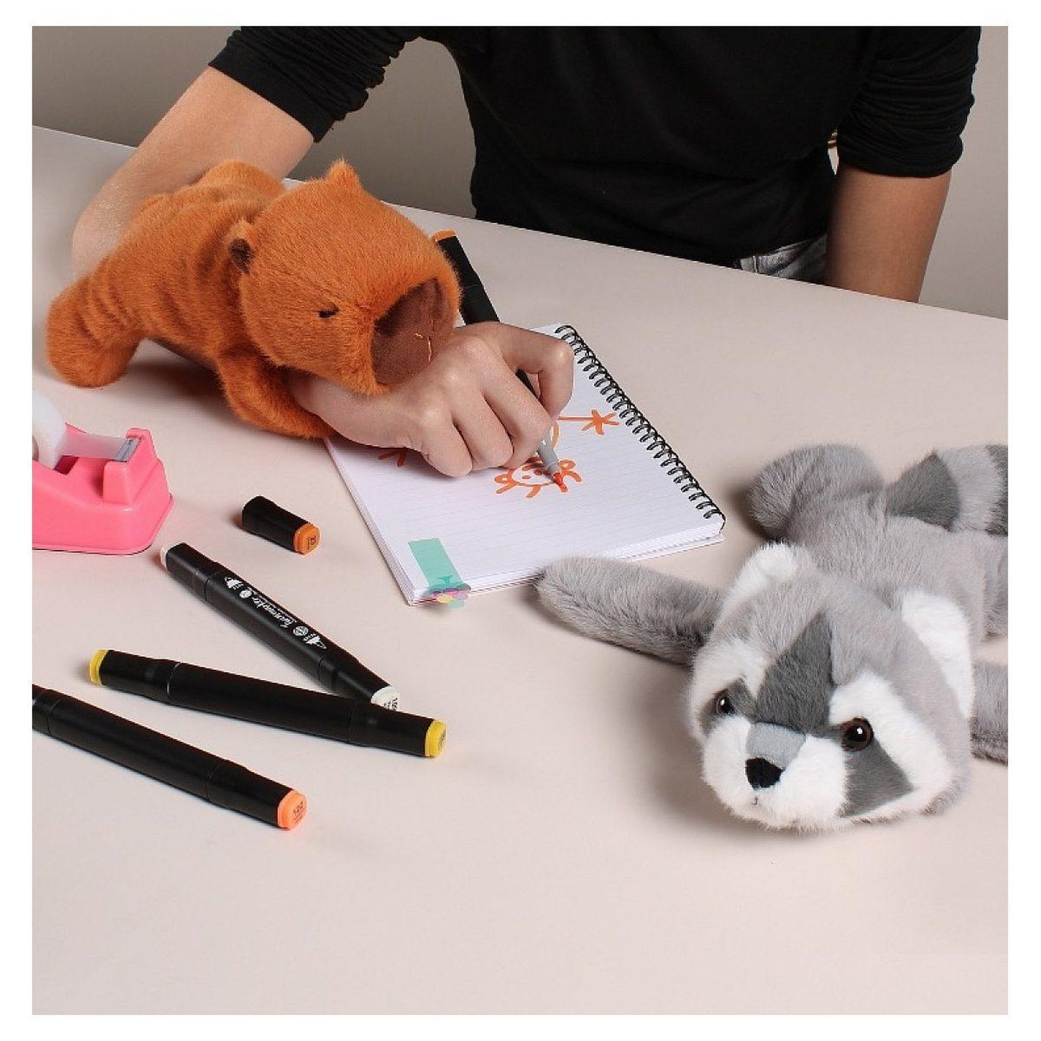 Voir la diapositive 4 : Histoire D'Ours Podcoll Bracelet Slap Capybara 25cm