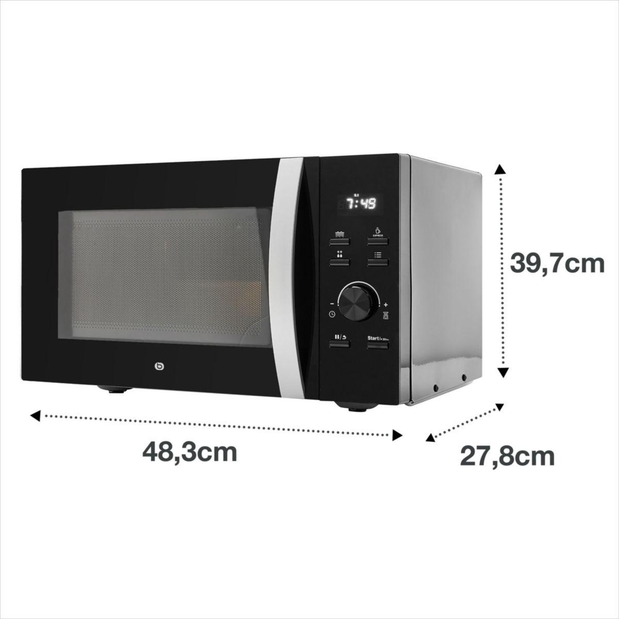 Voir la diapositive 4 : ESSENTIEL B Micro ondes EM256N