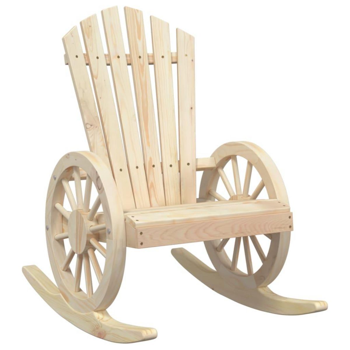 VIDAXL Chaise a bascule Adirondack bois de sapin massif