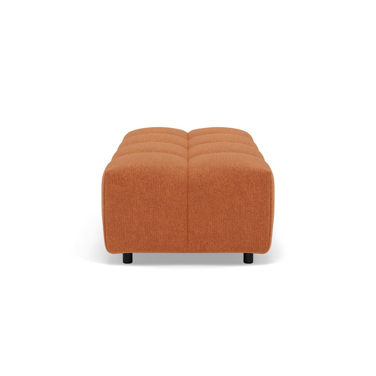 LISA DESIGN Adelaide - pouf en tissu texturé