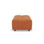 Voir la diapositive 3 : LISA DESIGN Adelaide - pouf en tissu texturé