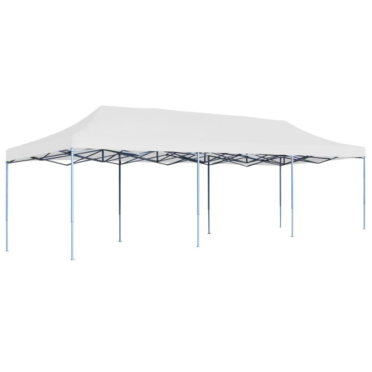 VIDAXL Tente de reception pliable 3x9 m Blanc