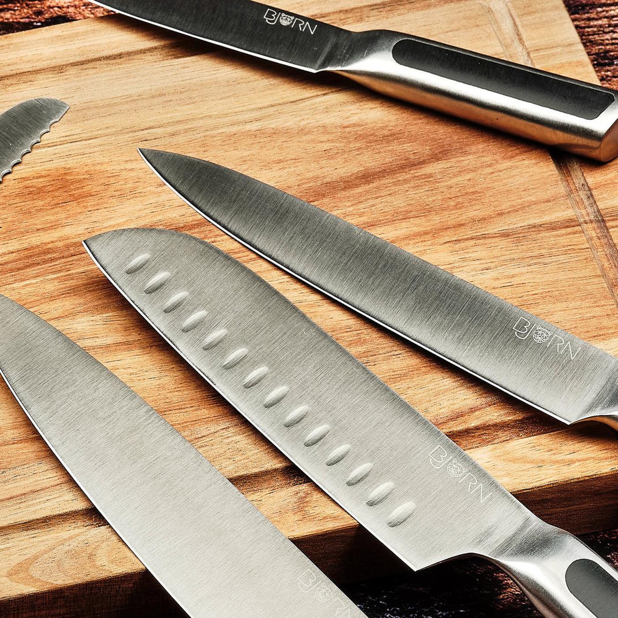 Voir la diapositive 4 : BJORN Bloc couteaux de cuisine loki skagen - 7 pièces