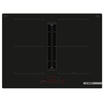 BOSCH Table de cuisson aspirante induction 71cm 4 feux 3600w noir - PVQ711H26E