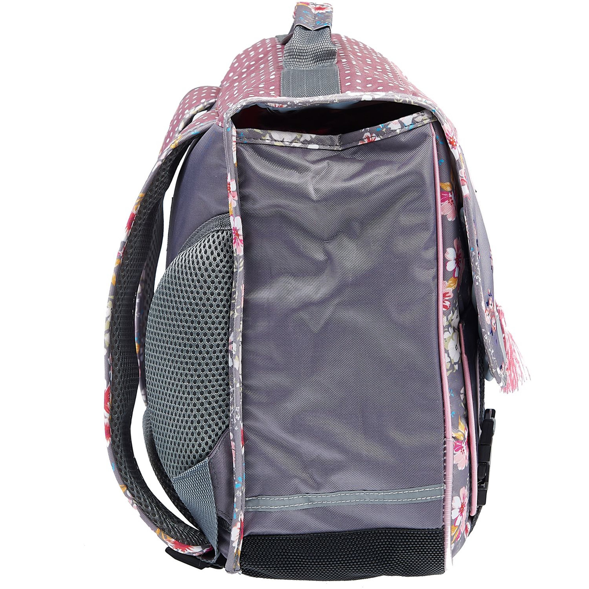 Voir la diapositive 8 : TEO JASMIN Cartable 38 cm gris JASMINE TEATIME
