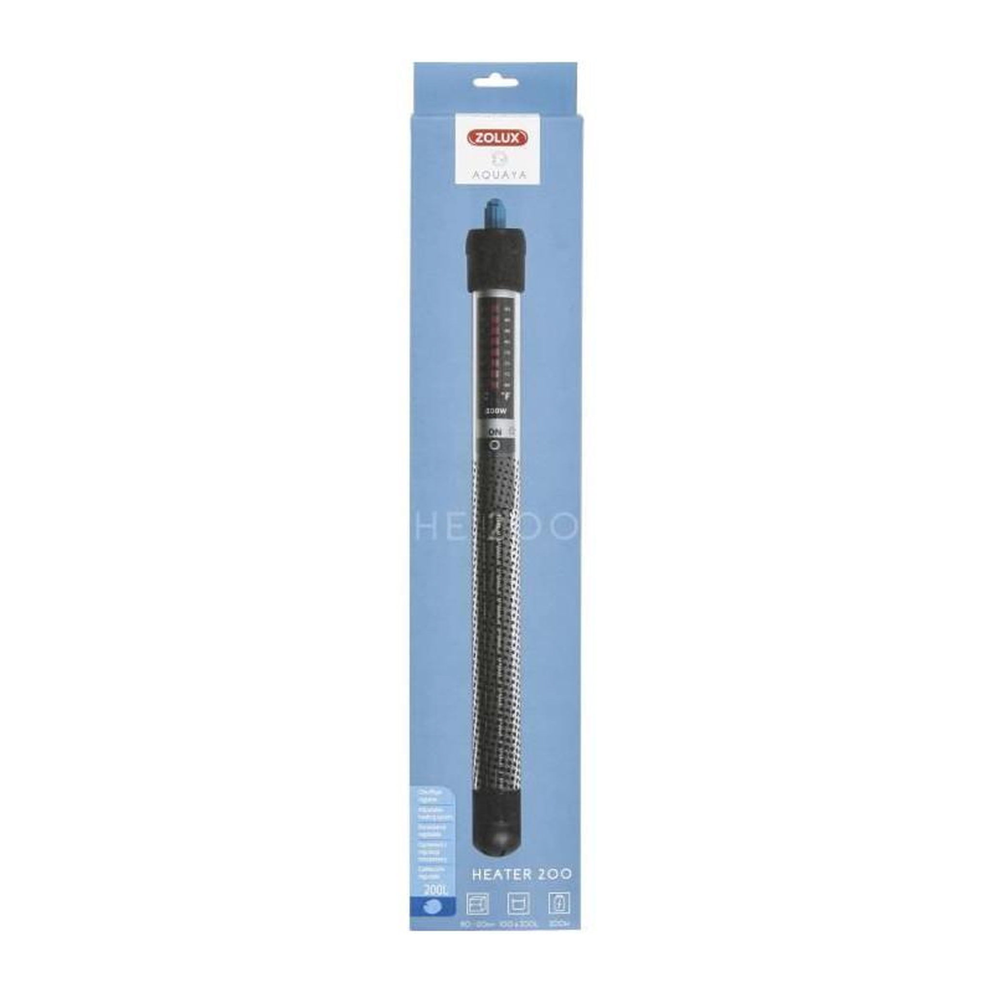Zolux Chauffage - Zolux - Pour aquarium - Température réglable jusqu'a 34°C - 200W