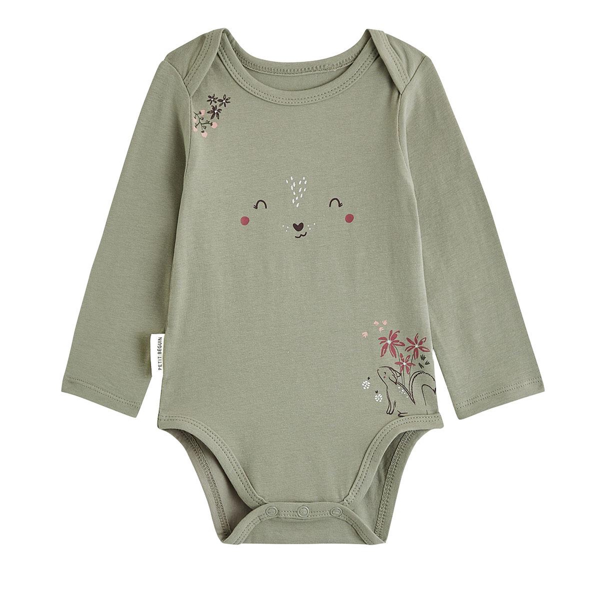 Voir la diapositive 5 : PETIT BEGUIN Lot de 2 bodies bébé manches longues Misti