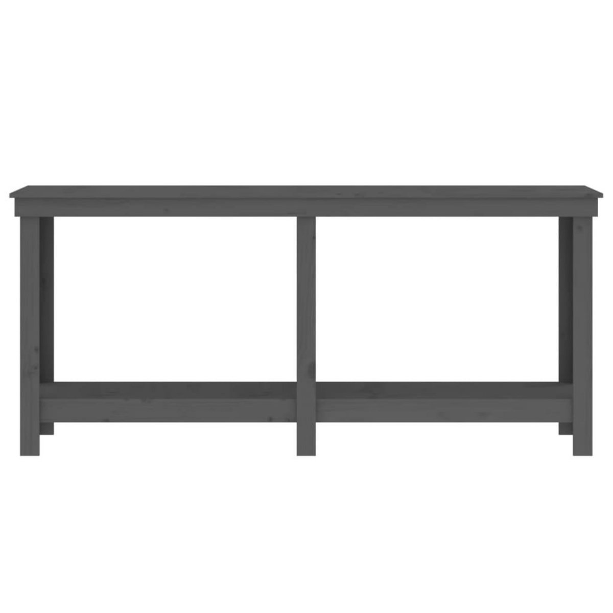 VIDAXL Banc de travail Gris 180x50x80 cm Bois de pin massif