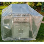 Voir la diapositive 2 :  Housse de protection pour barbecue et plancha  150x80x90cm  WERKA PRO
