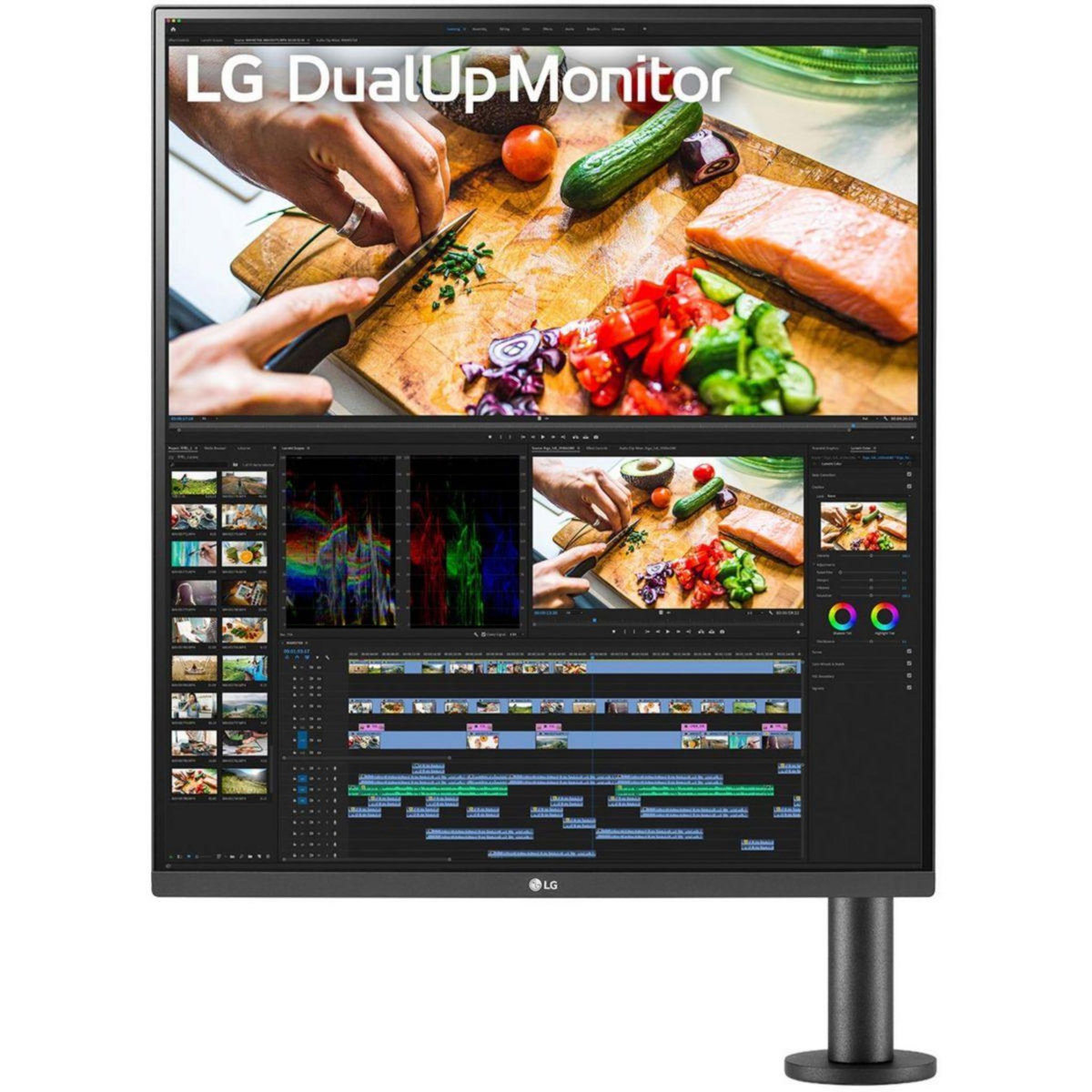 LG Ecran PC DUALUP 28MQ780-B Plat 28'' Nano IPS