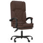Voir la diapositive 2 : VIDAXL Fauteuil de massage inclinable de bureau Marron Similicuir