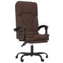 Voir la diapositive 2 : VIDAXL Fauteuil de massage inclinable de bureau Marron Similicuir