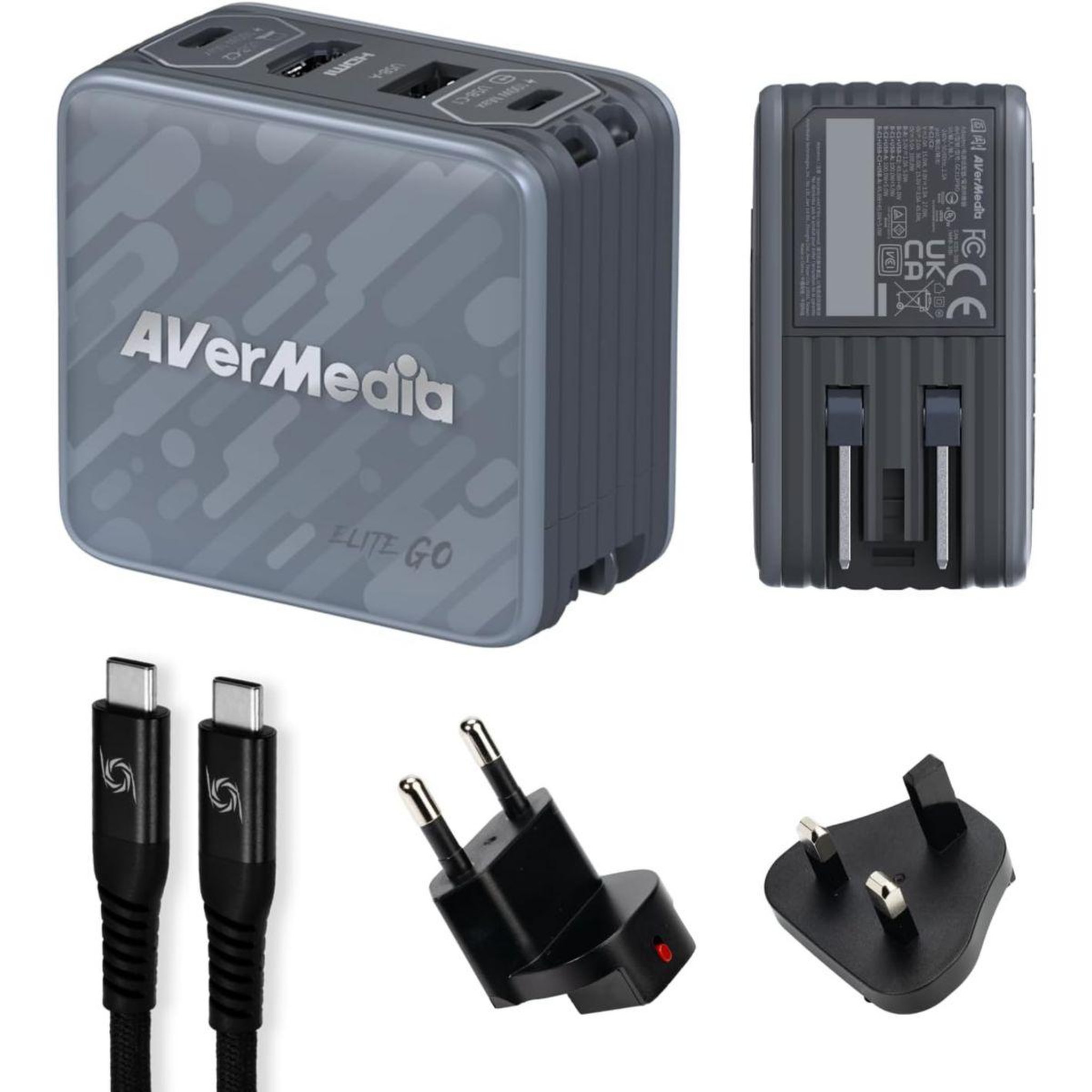 Voir la diapositive 2 : Avermedia Chargeur console de jeux core elite go noir