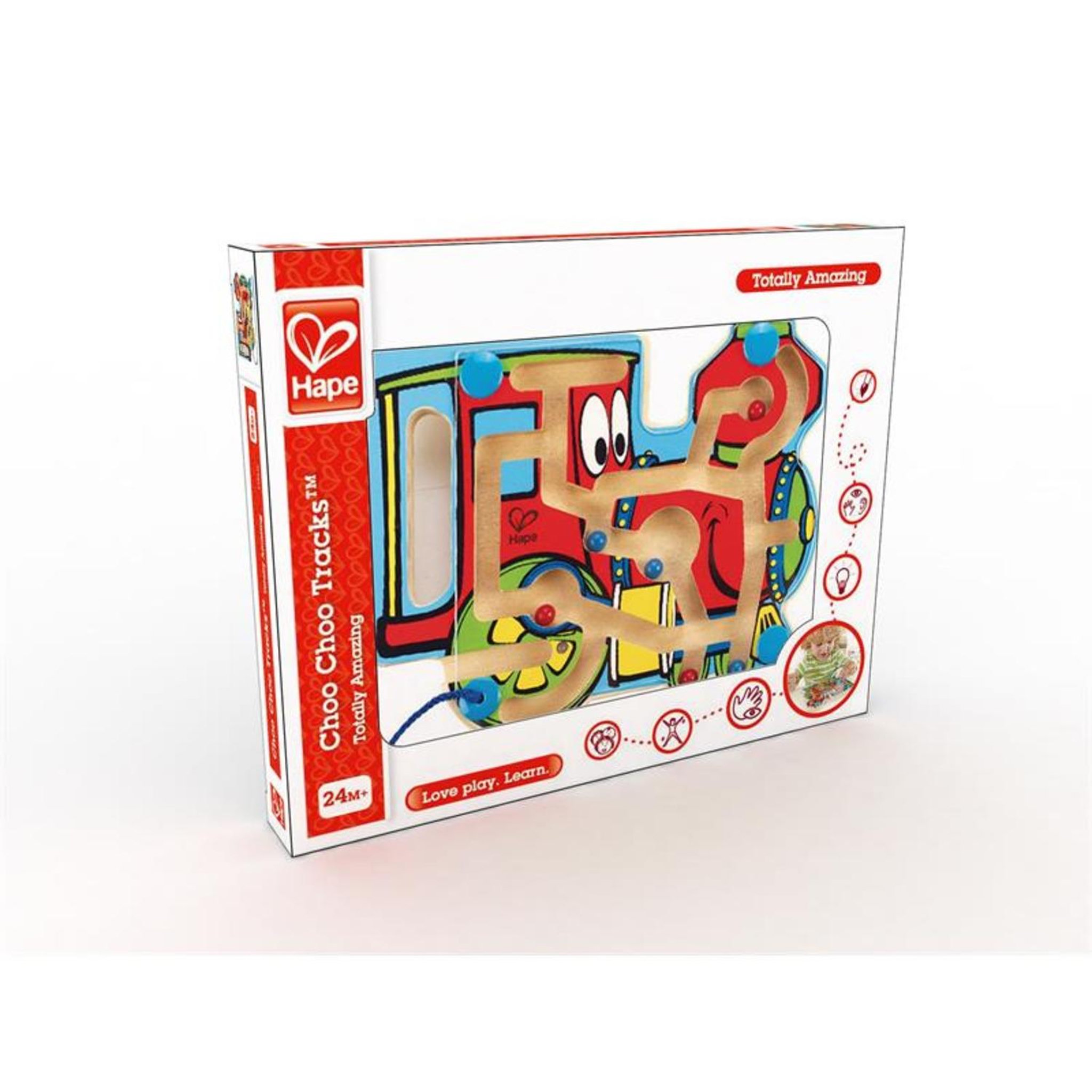 Voir la diapositive 3 : Hape Labyrinthe magnetique locomotive