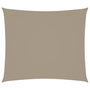 Voir la diapositive 2 : VIDAXL Voile de parasol tissu oxford rectangulaire 2,5x3 m taupe