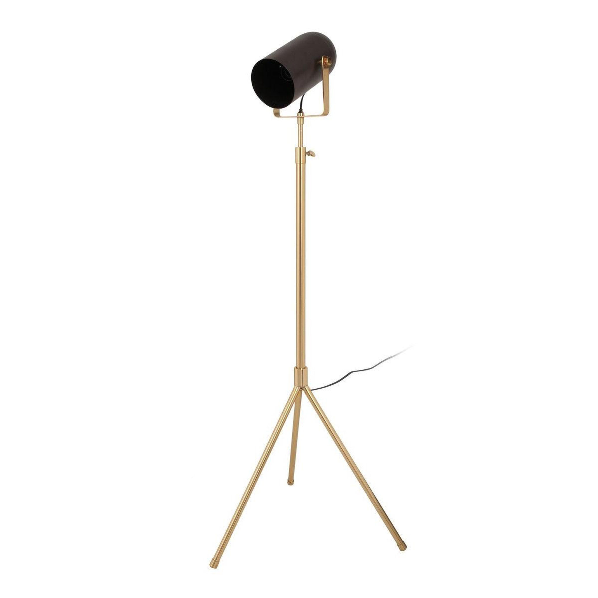 Paris Prix Lampadaire industriel  celeste  163cm noir & or