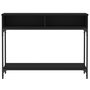Voir la diapositive 5 : VIDAXL Table console noir 100x30,5x75 cm bois d'ingenierie