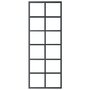 Voir la diapositive 3 : VIDAXL Porte coulissante Verre ESG et aluminium 76x205 cm Noir