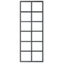 Voir la diapositive 3 : VIDAXL Porte coulissante Verre ESG et aluminium 76x205 cm Noir