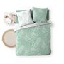 Voir la diapositive 2 : Douceur d'Intérieur Housse de couette 240x220 + 2 taies CASSIA sauge 100% coton