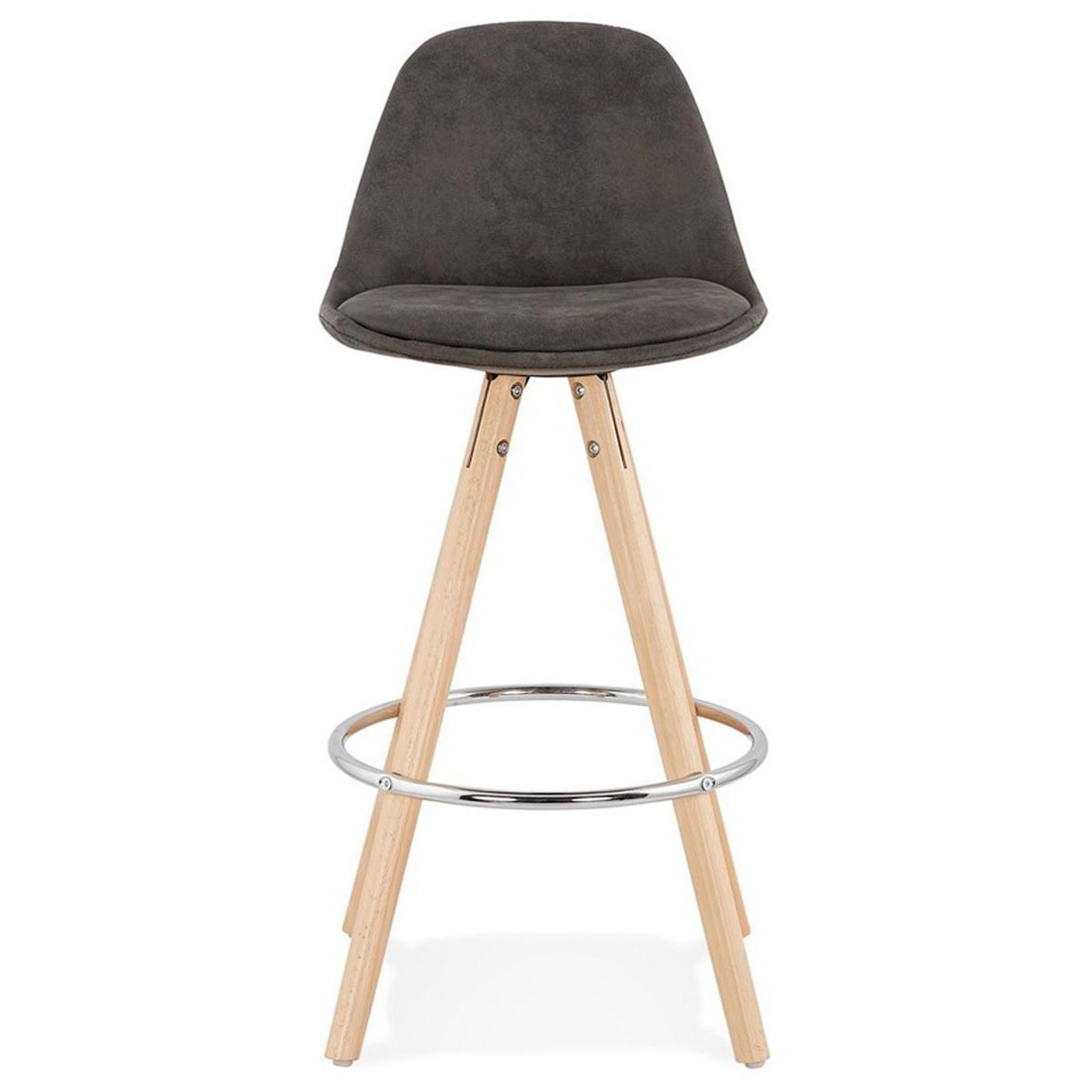 Voir la diapositive 2 : Paris Prix Tabouret de bar scandinave  miro  87cm gris & naturel