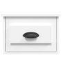 Voir la diapositive 6 : VIDAXL Table de chevet murale blanc 41,5x36x28 cm