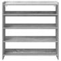Voir la diapositive 4 : VIDAXL Etagere a chaussures sonoma gris 80x25x81 cm bois d'ingenierie