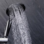 Voir la diapositive 5 : Paris Prix Ensemble Barre de Douche & Pommeau  5 Positions  24cm Argent