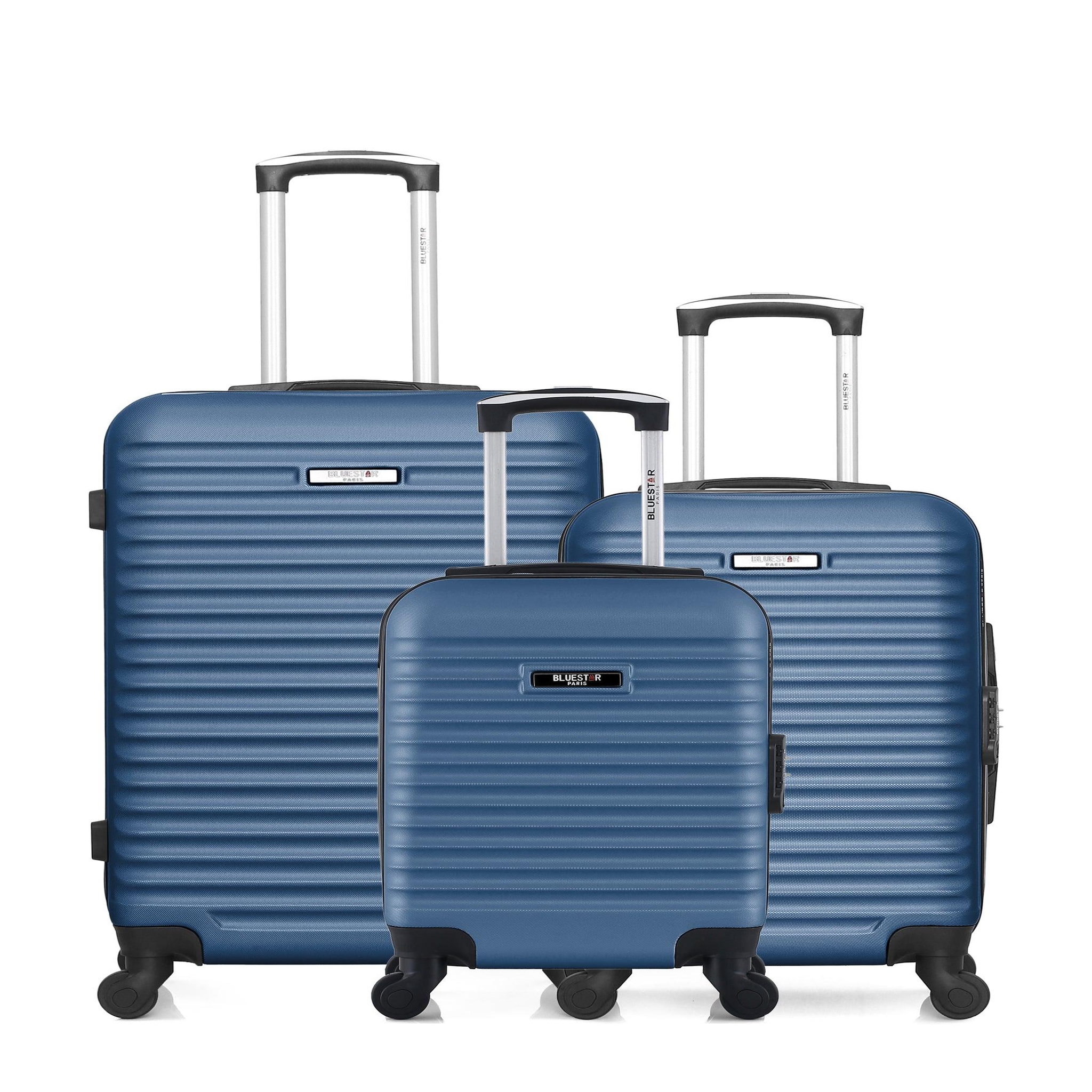 BLUESTAR Lot de 3 - valises weekend, cabine et cabine xxs brazilia