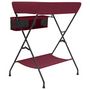 Voir la diapositive 4 : VIDAXL Table à langer Rouge Fer