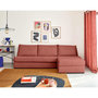 Voir la diapositive 1 : LISA DESIGN Palmira - canapé d'angle droit - 4 places - convertible couchage quotidien - matelas 14 cm - en velours côtelé