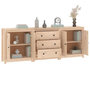 Voir la diapositive 4 : VIDAXL Buffet 210x35x80 cm Bois massif de pin