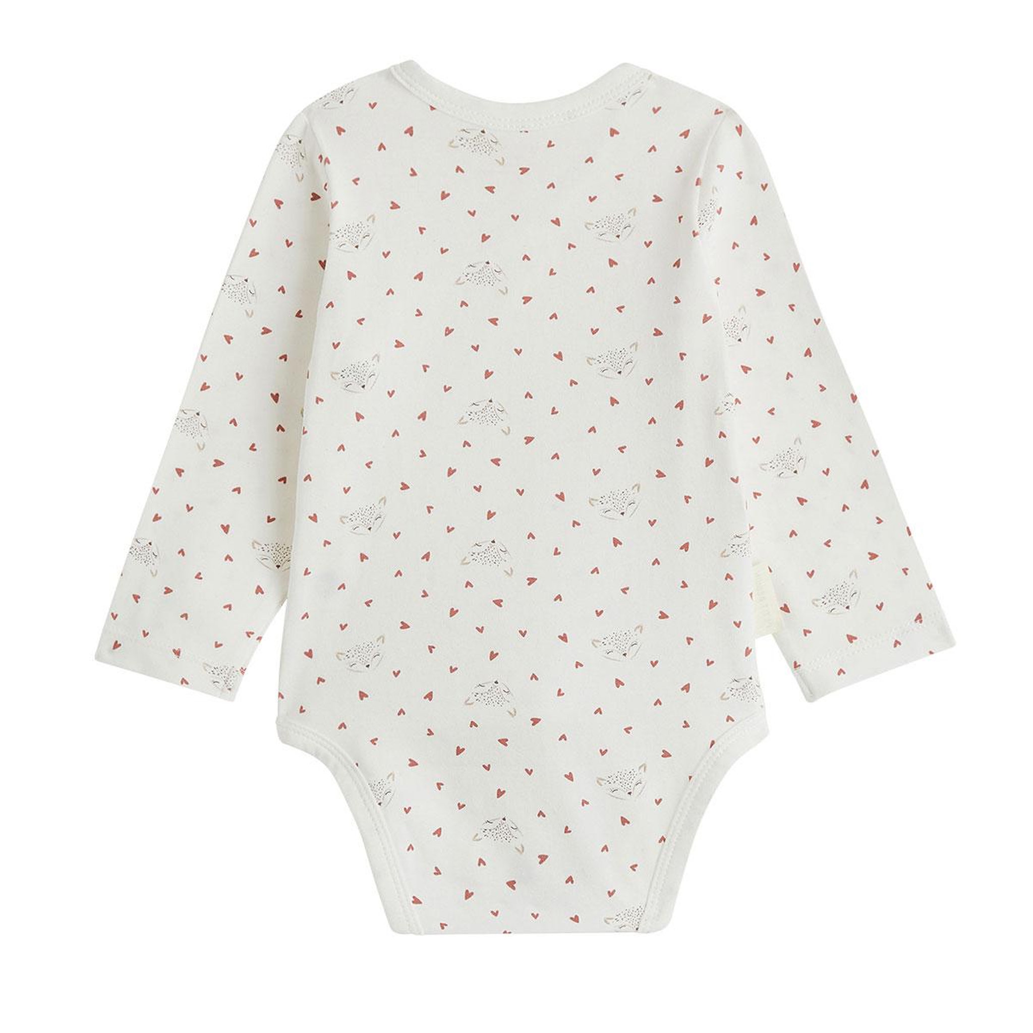 Voir la diapositive 3 : Petit BÃ©guin Lot de 2 bodies bébé manches longues ouverture croisée doucette
