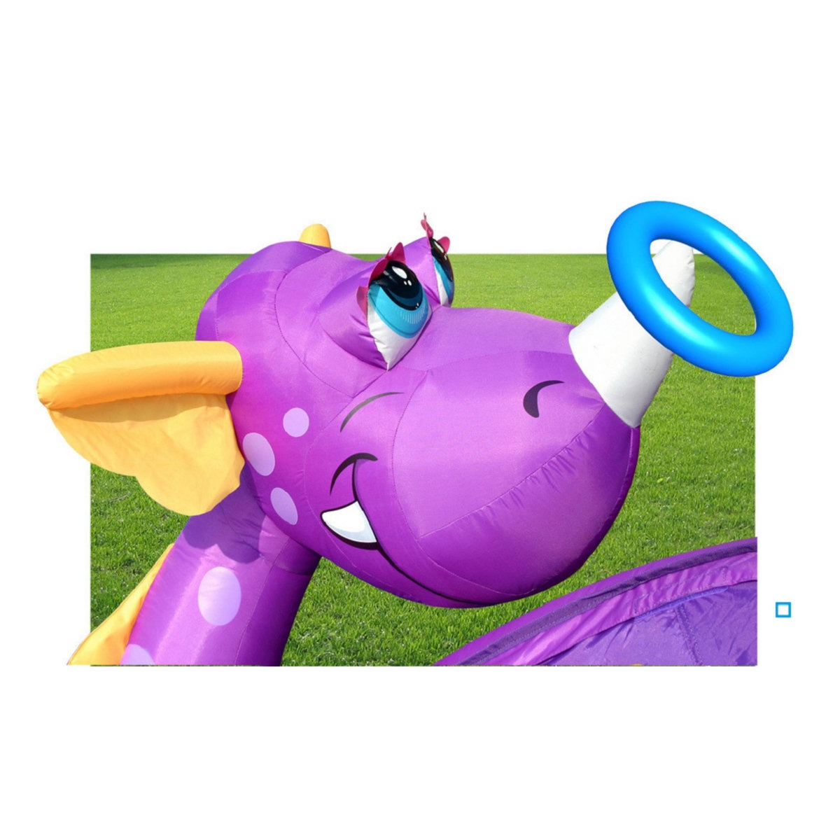 HAPPY HOP Aire de jeux gonflable La quête du dragon