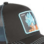 Voir la diapositive 3 : CAPSLAB Casquette trucker avec filet Dragon Ball Super Black Goku