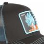 Voir la diapositive 3 : CAPSLAB Casquette trucker avec filet Dragon Ball Super Black Goku