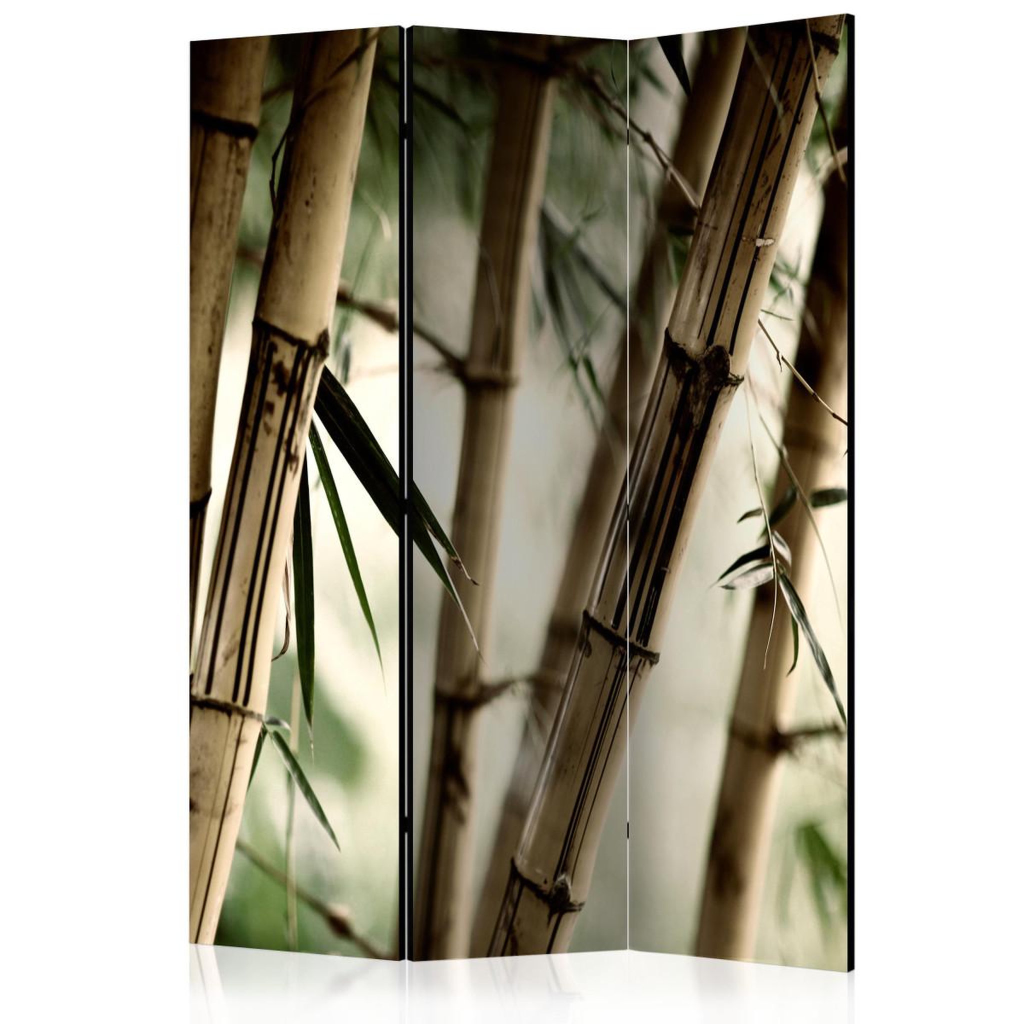Paris Prix Paravent 3 volets  fog & bamboo forest  135x172cm