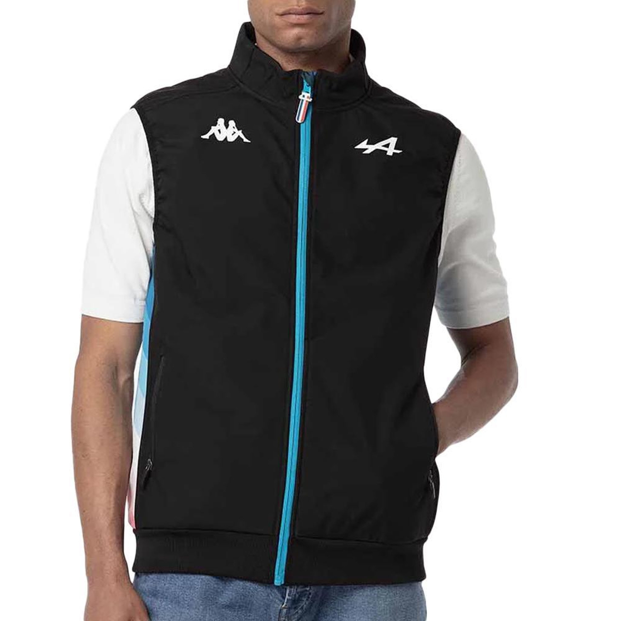 KAPPA Veste Sans Manches e/Turquoise Homme Kappa Aboslend. Coloris disponibles : Noir