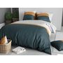 Voir la diapositive 2 : ATELIER DU COTON Parure housse de couette 100% coton 57fils orus