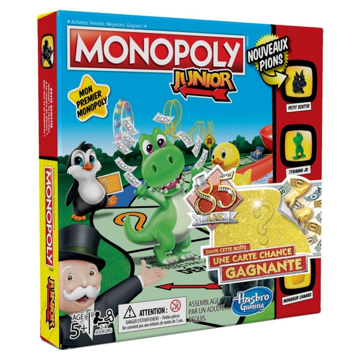 HASBRO Monopoly Junior - La Chance Vous Sourit