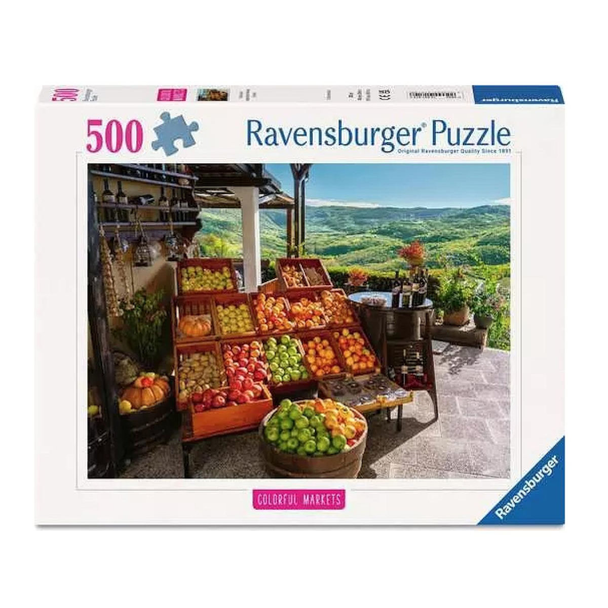 RAVENSBURGER Puzzle 500 pieces - Marche de fruits et legumes - Croatie