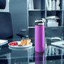 Voir la diapositive 1 : Leifheit Leifheit Bouteille thermos Flip 600 ml Violet