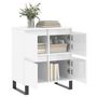 Voir la diapositive 4 : VIDAXL Buffet Blanc brillant 60x35x70 cm Bois d'ingenierie